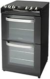 55cm Insight Electric Cooker c/w 4 Zone Ceramic Hob Black (EKC5544K_BK)