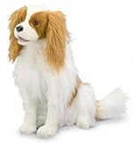 Cavalier King Charles Spaniel Plush Dog 13.5 inch tall by Melissa & Doug