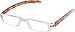 Fisherman Eyewear Slim Vision Rimless Reading Glasses with Temples (+2.00), Tortoise