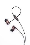 Improved Nuforce NE-700M (Smoky Bronze) Titanium Coated In-ear Headphones with Inline Microphone