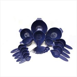 New Pourfect 27pc Bowl & Measuring Set Blue Willow Popular High Quality Practical Durable