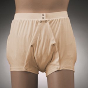 Posey Hipsters Incontinent Brief with High Density Poron Pads, Size: XX-Large, Waist Size: 42-46
