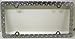 Diamond Plate License Plate Frame (Chrome)