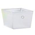 Storage Solutions Poly Storage Bins Set of 6 - Frost (Medium)