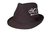 New Michael Jackson M.J. R.I.P. Memorial 1958-2009 Fedora Hats - Black