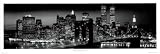 (21x62) New York City (Manhattan, Black, Door) Art Poster Print