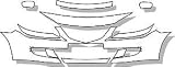 3M Lackschutz Folie Frontschutzset transparent incl. Ladekante (Mazda 6 Fliessheck)