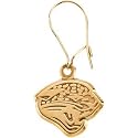 10.50X13.00 MM 14K Yellow Gold Jacksonville Jaguars Dangle Earrings