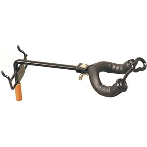 Hamilton Pegboard Swivel Electric Guitar Hanger - Black by 