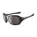 Oakley Women's Necessity Rectangular Sunglasses,Polished Black Frame/Grey Lens,one size