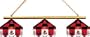 LOUISVILLE - 3-LIGHT EXEC GAME TABLE LAMP