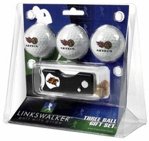 San Diego State Aztecs 3 Golf Ball Gift Pack With Spring Action Tool