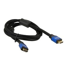 1.5m 1080P High Speed Black Mesh Gold-plated HDMI M/M Signal Cable Version 1.3 (Black)