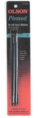 OLSON SAW SC40501 SCROLL SAW BLADE 20 TPI PACK OF 6