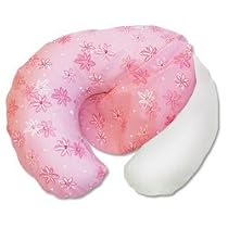 Boppy Pillow with Slipcover - Pink Flowers
