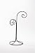 Kitras Art Glass ~ WROUGHT IRON - ORNAMENT STAND ~ 17 INCH - Triple Hook - for Hand-Blown Art Glass-Ornaments - DR-IRON-TR-BL