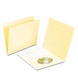 Top Tab Manila Folders with Inside & Media Pocket, Straight Cut, Letter, 50/Box (SMD10315)