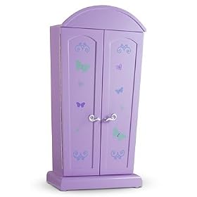 American Girl 18 Doll Today Computer Armoire Desk Set by