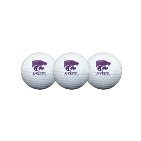 Kansas State Wildcats Ncaa Golf Ball 3-pack