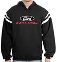 FORD RACING Pullover Hoody with Mesh Arm Stripes Hoodie Sweatshirt