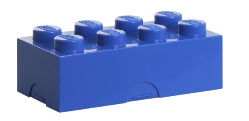 Plast Team  PT40231 - Lego Lunch Box Blau 8er
