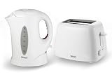 Hinari HGP140 White Kettle and 2 Slice Toaster Pack  from Hinari