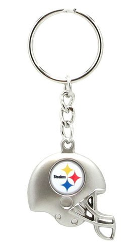 Pittsburgh Steelers - NFL Silver Helmet Keychain