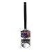 Charcoal Companion Single Head Scrubber Grill Brush with Refill, long handle
