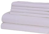 31LnZN9EsxL. SL160  Sedona Elite Home Collection 400 Thread Count Cotton rich single storey 6 piece Sheet Set, King Size, White