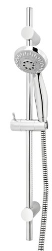 Sanifri 470010822 Brauseset Flow 65 cm mit Handbrause, Flow V 82 cm, Wandstange Flow 65 cm und Brauseschlauch 1.60 m