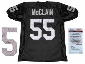Rolando McClain Signed Oakland Raiders Home Jersey - Autographed College Jerseys