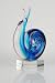 Glass Snail Sculpture Blue & Pink Sommerso Lovely 100% Handblown Art X1455