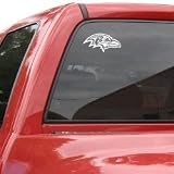Baltimore Ravens 8x8 White Decal Logo