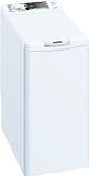 Produkt-Bild: Siemens WP12T443 Waschmaschine Toplader / A+ B / 197 kWh/Jahr / 1200 UpM / 6 kg / 9450 liter/Jahr / AquaStop / Hemden/Business Programm / wei&szlig;