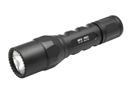 Surefire 6PX Pro Tactical Dual-Output LED Flashlight 2011 Model (200 Lumens) 6PX-B-BK Black 