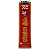 San Francisco 49ers Super Bowl 16 Wool Heritage Banner
