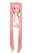 Pink Long Length Anime Cosplay Costume Wig w/ Pigtails