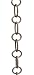 Golden Lighting CHAIN-FI-HEAVY Forged Iron Rockefeller 36
