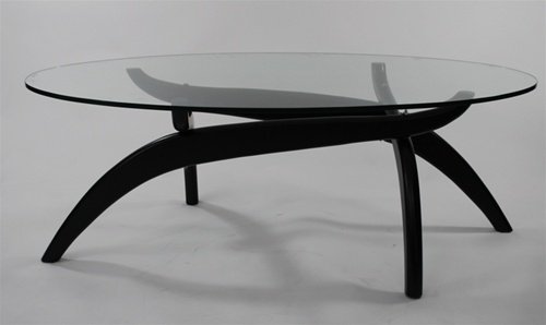 Designer Modern Spider Coffee Table Black Base Designer Modern Spider Coffee Table Black Base