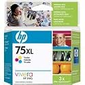 HP 75XL Tri-color Inkjet Print Cartridge (CB338WN)
