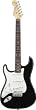 Fender American Standard Stratocaster&reg; Left Handed Electric Guitar, Black, Rosewood Fretboard