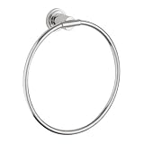 GROHE 40 307 EN0 Atrio 8-Inch Towel Ring, Infinity Brushed Nickel