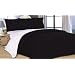Complete Double, Reversible Black/ White, Duvet Cover and Fitted Sheet Bed Set by Viceroybedding