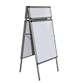1 Alu Kundenstopper mit Topschild Aufsteller Strassenstaender Werbeaufsteller Werbetafel Werbestaender