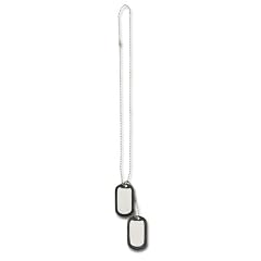 Erkennungsmarken US silber Set