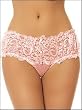 Frou Frou Crotchless Panty Plus