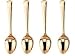 HIC Gold Plated Demi Spoon - Set of 4