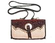 Western cowgirl LEATHER 3 fold wallet BAG purse NWT