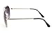 LotFancy Aviator Sunglasses for Men with Case, UV400 Protection, 61MM, Lightweight Eyewear for Driving Fishing Sports, Grey Gradient Lens, Silver Metal Frame