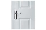 1 Pair Chrome Internal Door Handle on 7inch Backplate.